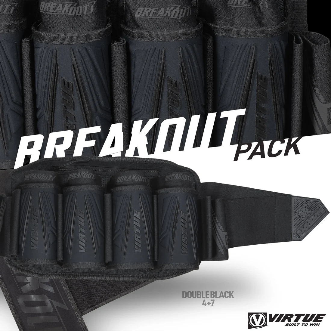 VIRTUE Breakout V2 Strapless Pack - All Black 4+7