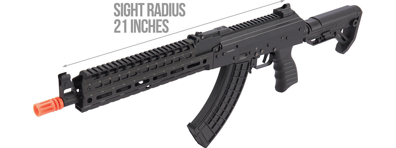 UK ARMS - Golden Eagle F6841 AK Full Metal Airsoft AEG Rifle (BLACK)