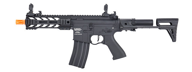 LANCER TACTICAL - S/O - Lancer Tactical Low FPS Proline Enforcer Battle Hawk 7" M4 Airsoft Rifle w/ PDW Stock