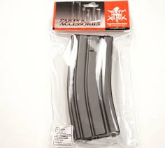VFC Steel 300 Round Hi-Cap Airsoft Magazine - Dark Gray