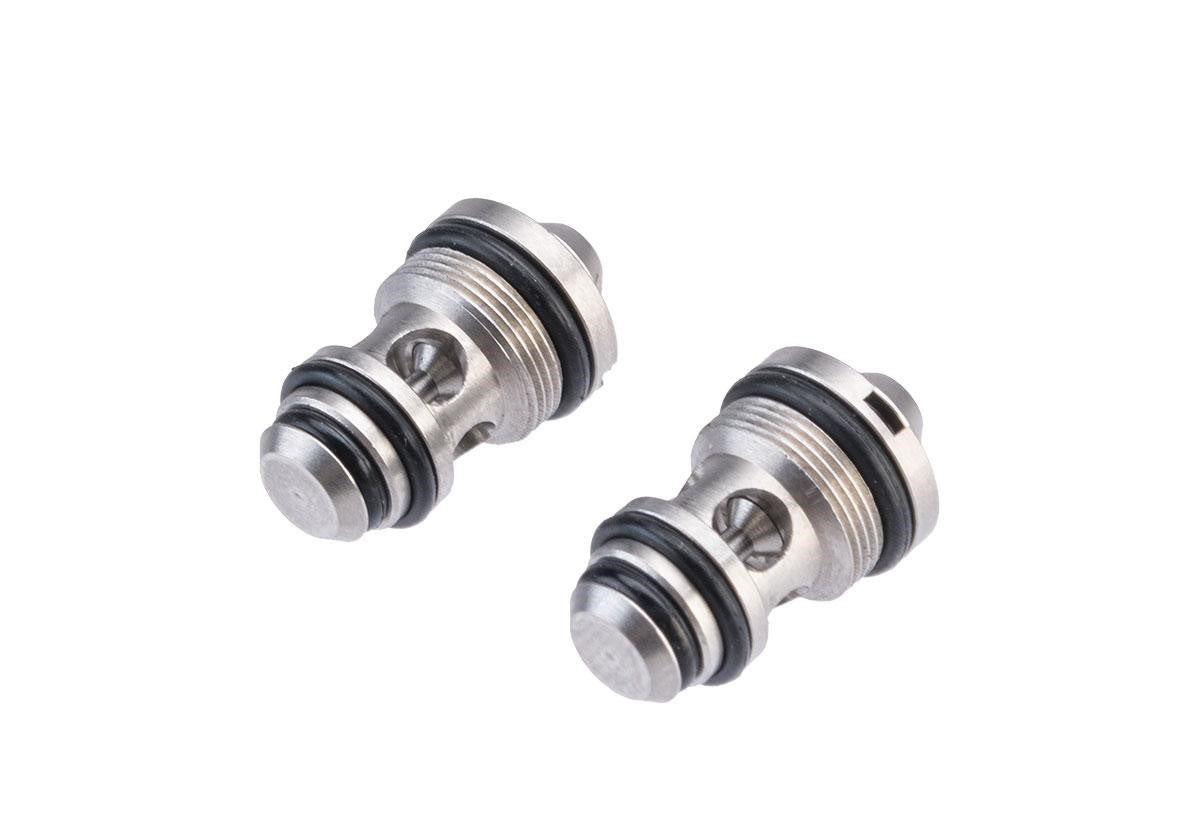 GUNS MODIFY - Reinforced Stainless Steel Output Valve Set for GBB Airsoft Pistol Magazine