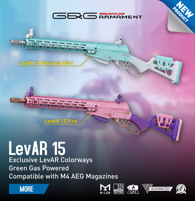 G&G ARMAMENT - LevAR15 Lever Action Airsoft Gas Rifle
