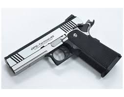 TOKYO MARUI - Hi-CAPA 4.3 Dual Tone Stainless Green Gas Pistol
