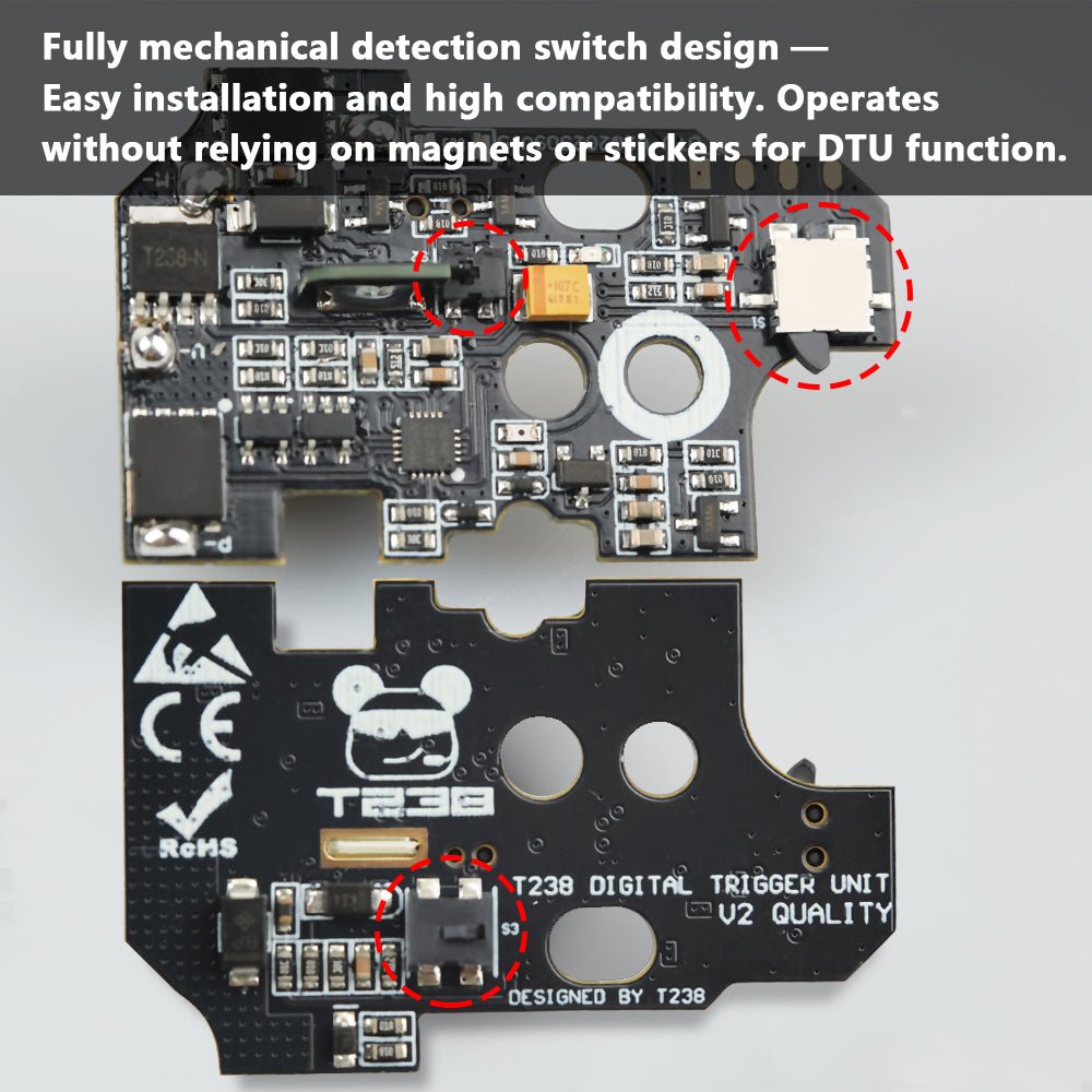 T238 - Electronic Trigger Unit for V2 AEG Airsoft & Gel Blaster