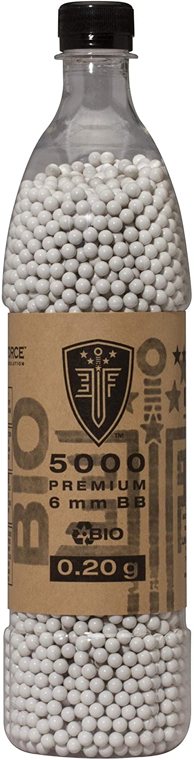 Umarex Elite Force Premium Biodegradable 6mm Airsoft BBS Ammo .20-.32 Gram, 5000 Count