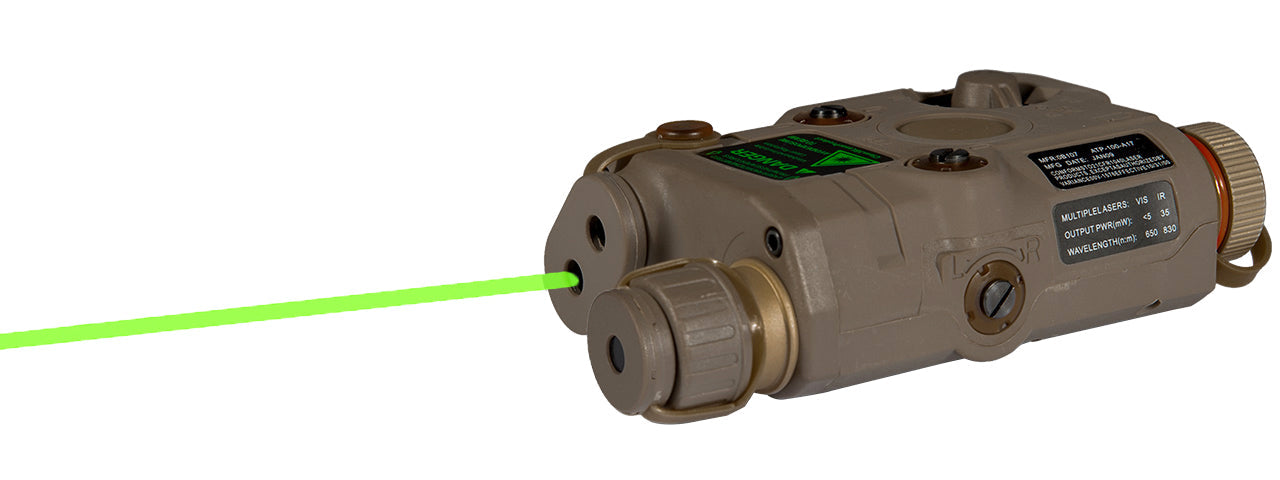 S/O PEQ-15 LED White Light + Green Laser W/IR Lens