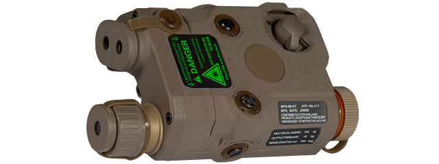 S/O PEQ-15 LED White Light + Green Laser W/IR Lens