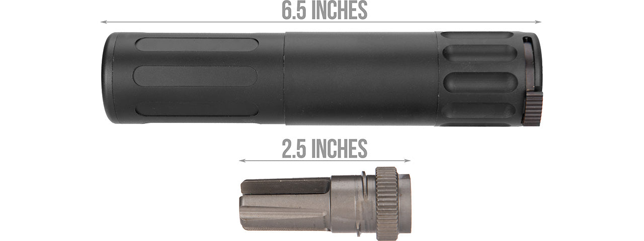 ATLAS CUSTOM WORKS - QD 6.5" Mock Suppressor w/ Flash Hider