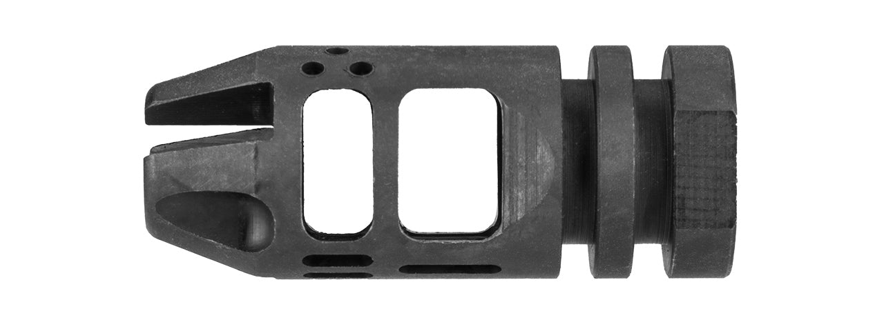 ATLAS CUSTOM WORKS - Mock 556 COMPENSATOR W/ AGGRESSIVE DESIGN