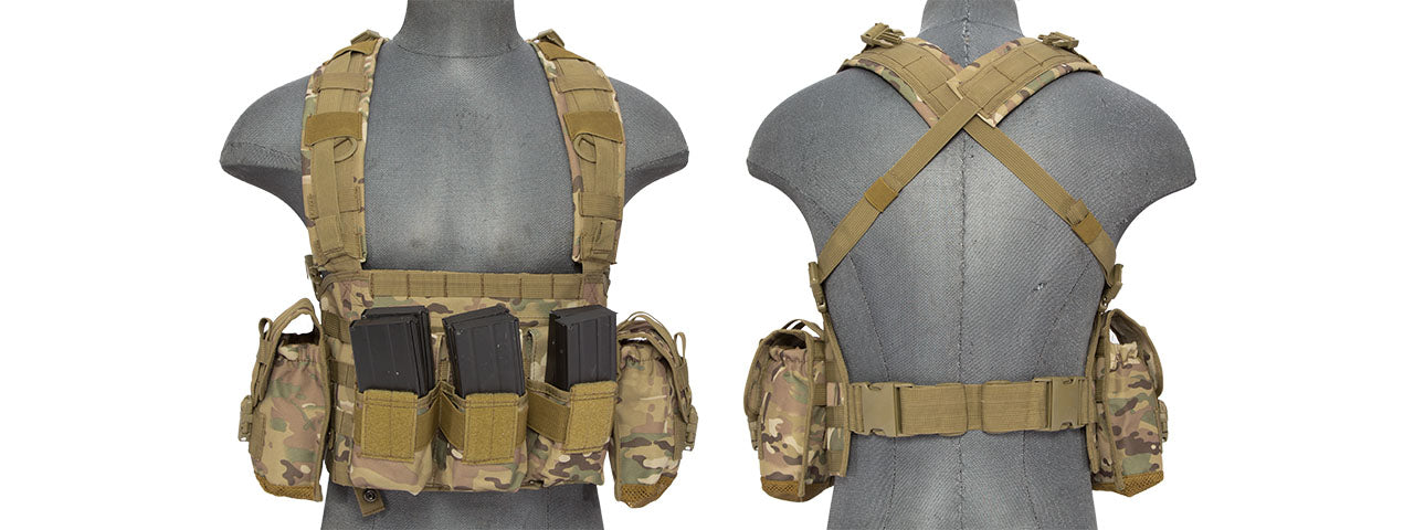 LANCER TACTICAL - Modular Chest Rig With Pouches