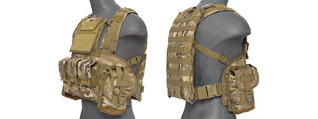 LANCER TACTICAL - Modular Chest Rig With Pouches