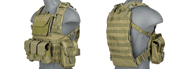 LANCER TACTICAL - Modular Chest Rig With Pouches