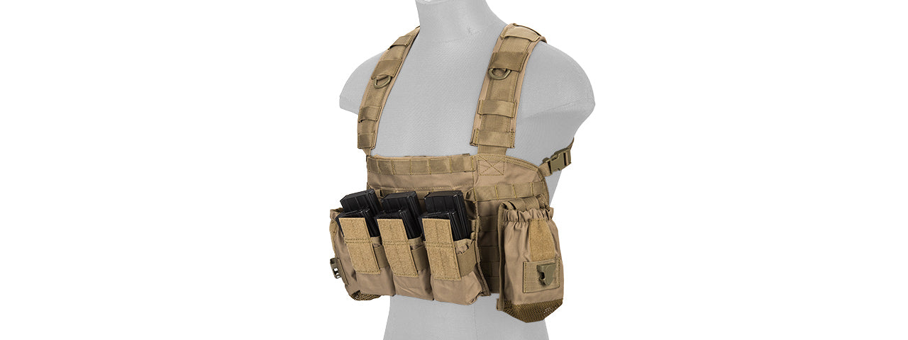 LANCER TACTICAL - Modular Chest Rig With Pouches