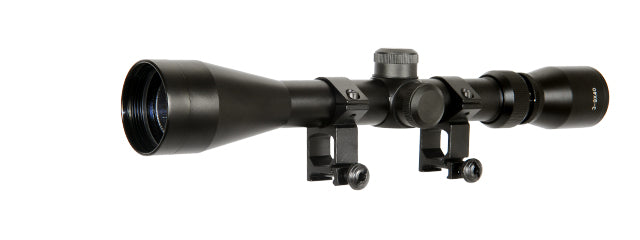 LANCER TACTICAL - 3-9x40 Rifle Scope w/ 20mm Mounts