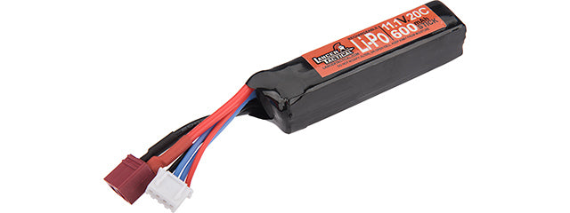 LANCER TACTICAL - 11.1V 600mAh 20C Stick LiPo Battery - Deans Connector