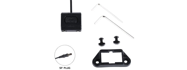 DISCONTINUED - Rail Mounted SF Plug Pressure Switch (Color: Black)