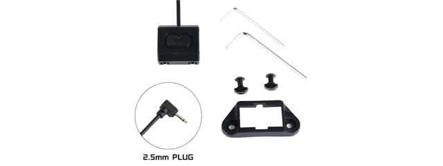 DISCONTINUED - Rail Mounted 2.5mm Pressure Switch (Color: Black)