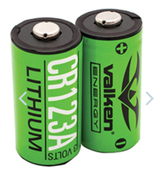 VALKEN ENERGY BATTERY - CR123A 3V LITHIUM (2-PACK)