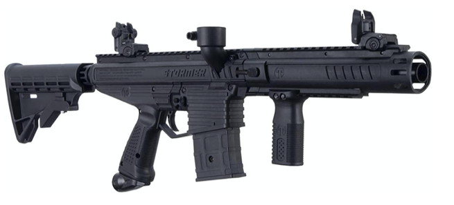 Tippmann Stormer Elite .68 Caliber Dual Fed Paintball Marker Black