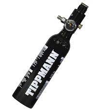 TIPPMANN - 3,000psi HPA Compressed Air Paintball Tank with Pressure Gauge