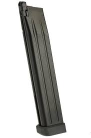 AW CUSTOMS - 50 Round Green Gas Extended Magazine for HI-CAPA Gas Blowback Airsoft Pistols