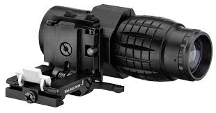 S/O Scope Magnifier 1X-3X Picatinny Mount Quick Flip