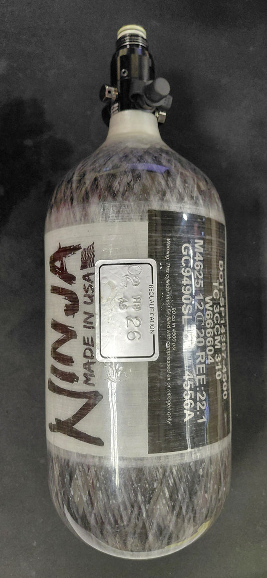 NINJA - 90ci 4500psi w/ HK Standard Regulator *Re-certified