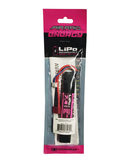 Air Raid - Li-Po 7.4V 1200mAh 20C Stick Battery - Deans