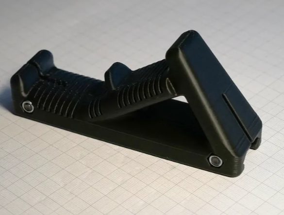 BCW - Angled Foregerip AFG2 3D Print Replica for Airsoft Black