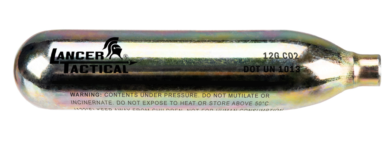 LANCER TACTICAL - High Pressure 12 Gram CO2 Cartridges for Airsoft / Airguns (Pack of 40)