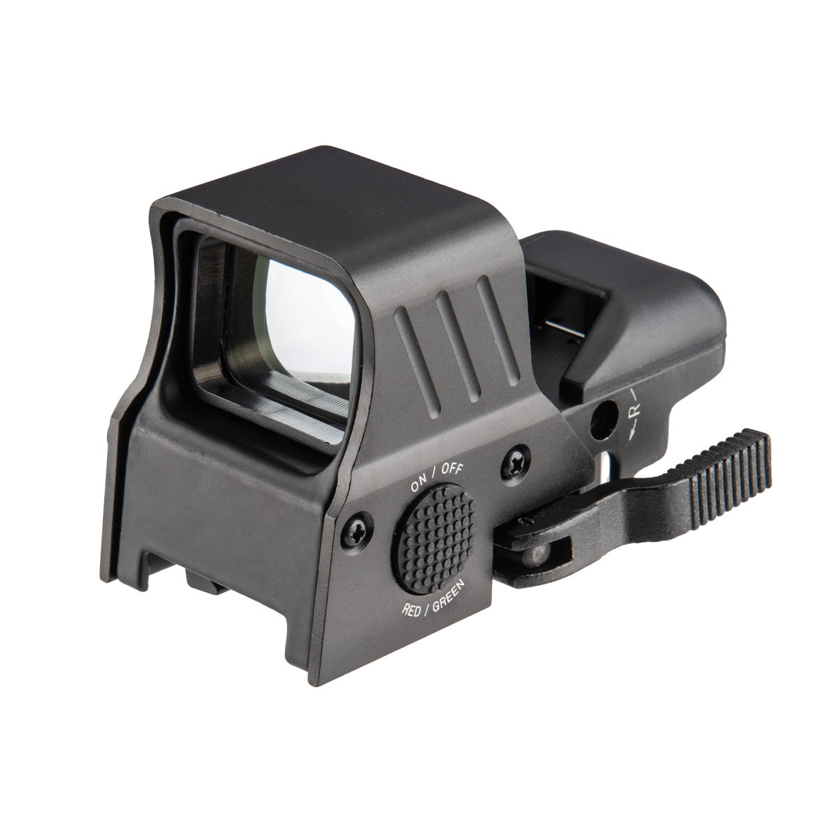 Lancer Tactical - 4-Reticle Red/Green Dot Reflex Sight w/ QD Mount - (Black)