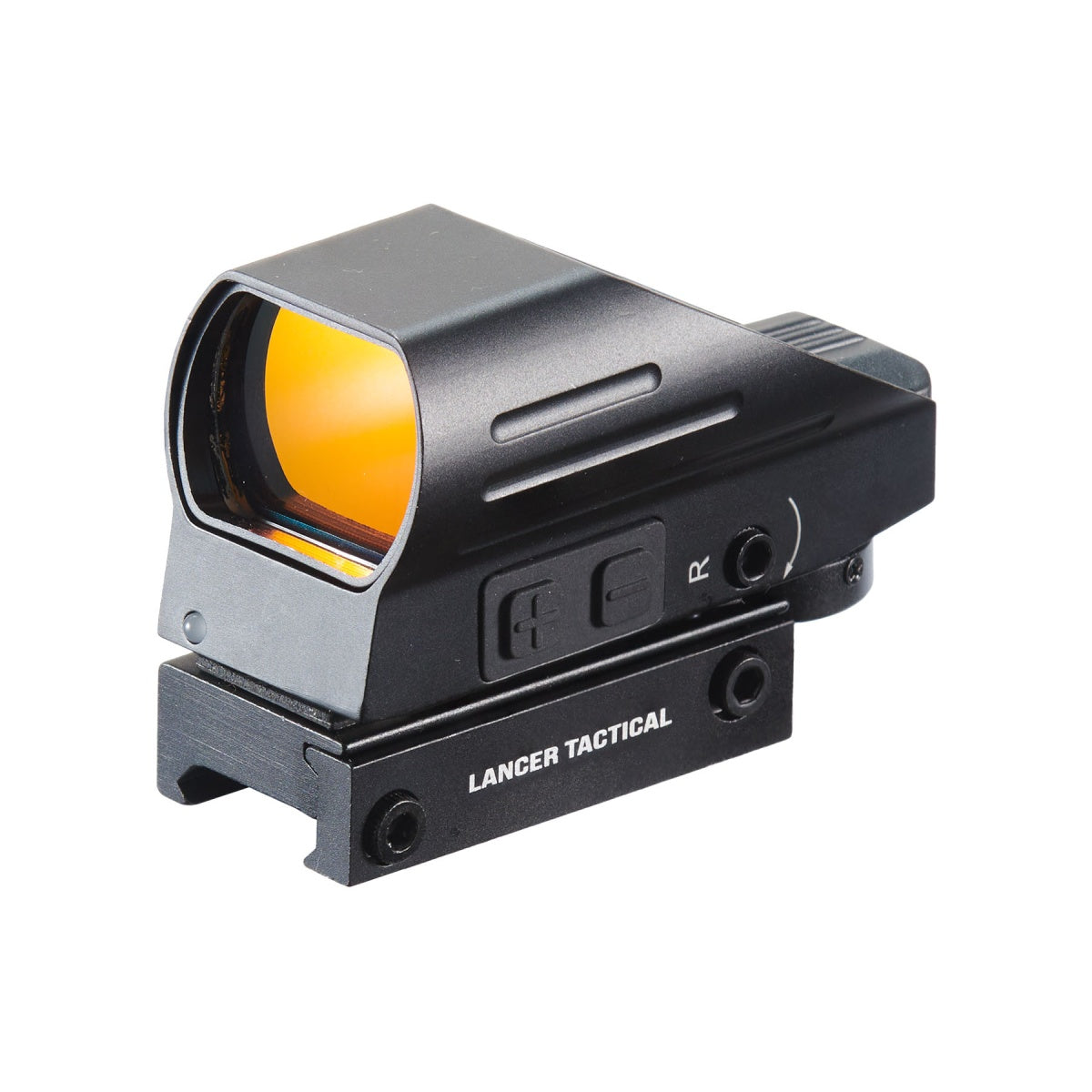 Lancer Tactical - Multi-Reticle Red Dot Sight w/ Rechargeable Battery and Picatinny Mount