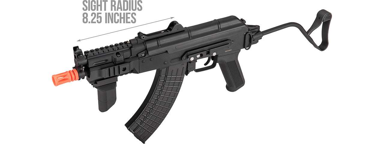 UK ARMS - Double Bell AK "RK-AIMS" Tactical Airsoft AEG Rifle [LiPo Ready] (BLACK)