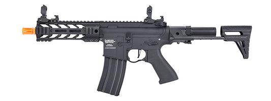 LANCER TACTICAL - S/O - Lancer Tactical Low FPS Proline Enforcer Battle Hawk 7" M4 Airsoft Rifle w/ PDW Stock