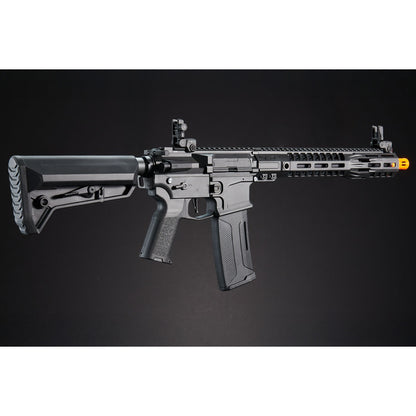 SLR SD - Lancer Tactical Gen 3 AEG Airsoft Rifle w/ Licensed SLR Handguard & Mock Suppressor - (Black) - 13"