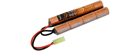 LANCER TACTICAL - 9.6v 1600 mAh NiMH Battery Timiya Plug