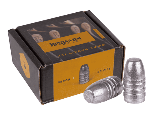 BENJAMIN - Ammo .457 cal Flat Nose 350 grain 50 count PCP Airgun