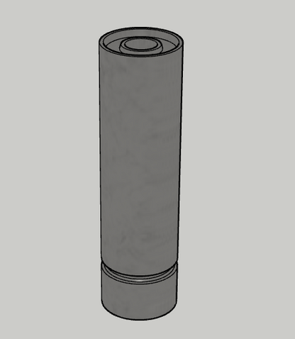 BCW - Mock Suppressor PDW 33mm x 120mm Black