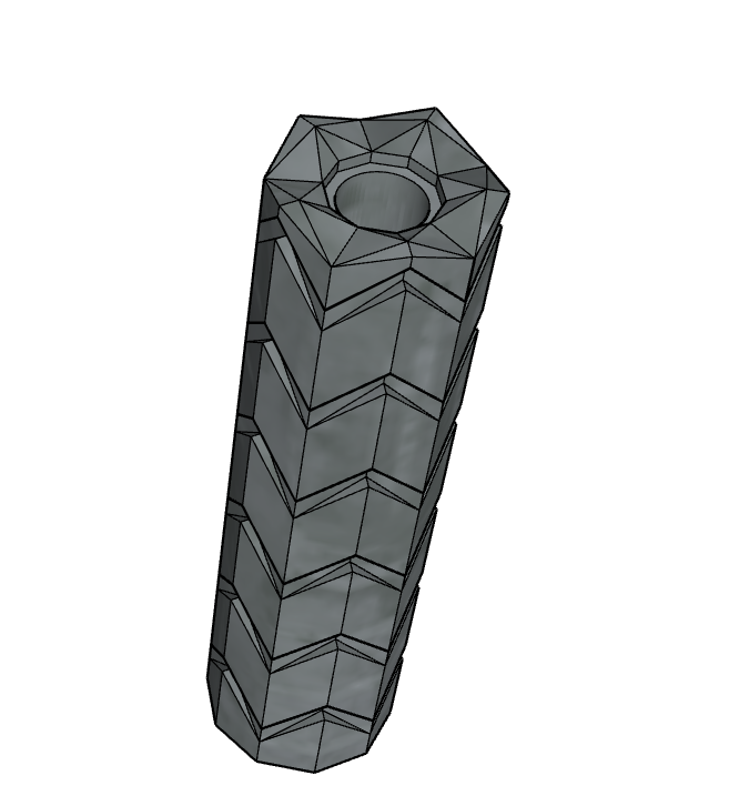 BCW - Razor Mock Suppressor 33mm x 124mm Black