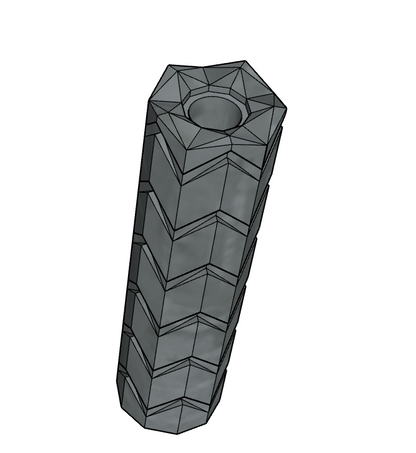 BCW - Razor Mock Suppressor 33mm x 124mm Black