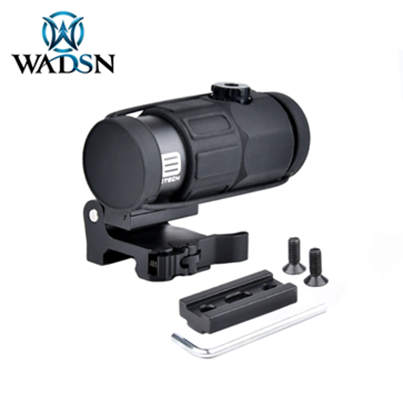 Eotech g45タイプレプリカ WADSN - EoTech Replica G45 5x Magnifier with Picatinny Flip Mount