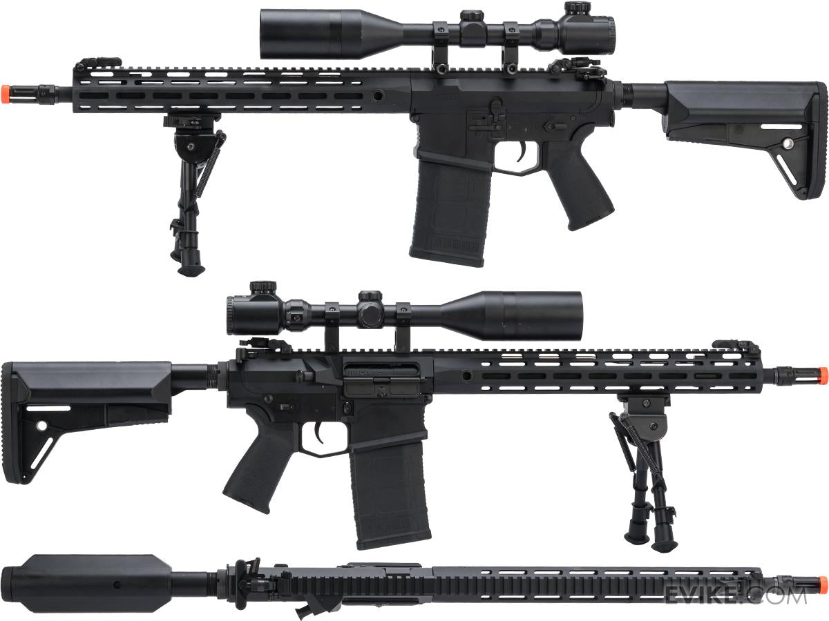 CYMA - Platinum SR-25 QBS Airsoft AEG Designated Marksman Rifle