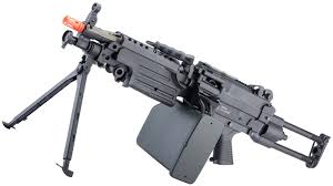 A&K - M249 SAW MK2 FN Licensed Light Machine Gun w/ Metal Receiver Airsoft AEG Para