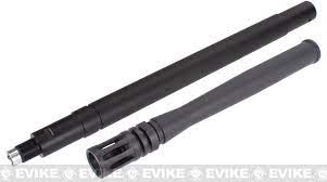 S/O MK2 Convertible Outer Barrel Extension for M249 Series Airsoft AEG Rifle