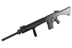 A&K - Full Metal SR-25 Fixed Full Stock Airsoft AEG Rifle