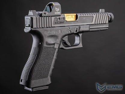 EMG - Licensed GLOCK 17 Gen. 3 Gas Blowback Airsoft Pistol w/ EMG SAI "Tier 1" RMR Cut Slide Kit