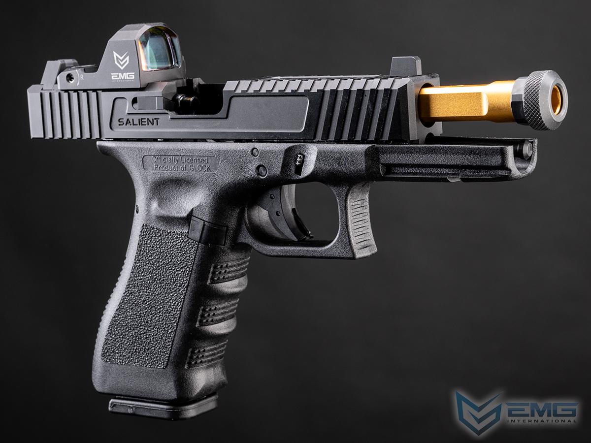 EMG - Licensed GLOCK 17 Gen. 3 Gas Blowback Airsoft Pistol w/ EMG SAI "Tier 1" RMR Cut Slide Kit