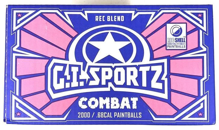 GI SPORTZ - Combat Paintballs 2000rd Case White - White