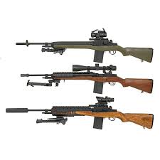 CYMA - M14 Sport Airsoft AEG Rifle with Scope Mount (Faux Wood)