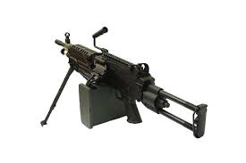 A&K - M249 SAW MK2 FN Licensed Light Machine Gun w/ Metal Receiver Airsoft AEG Para